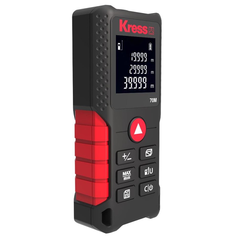 Kress KI201 70m Profesyonel Çok Fonksiyonlu Lazer Metre Kress KI201 70m Profesyonel Çok Fonksiyonlu Lazer Metre