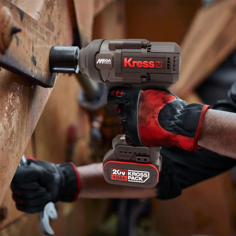 Kress KUB33.91 20Volt 1300Nm Kömürsüz Profesyonel Şarjlı Somun Sıkma (Akü Dahil Değildir) Kress KUB33.91 20Volt 1300Nm Kömürsüz Profesyonel Şarjlı Somun Sıkma (Akü Dahil Değildir)