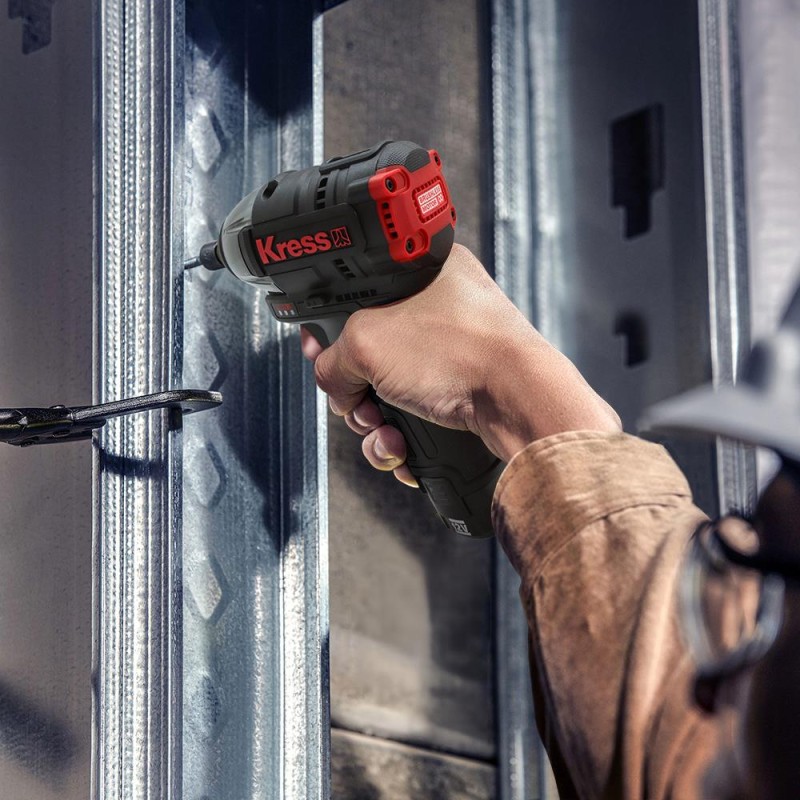 Kress KUB50.2 12Volt 2.0Ah Li-ion Çift Akülü 140Nm Kömürsüz Profesyonel Şarjlı Darbeli Tornavida Kress KUB50.2 12Volt 2.0Ah Li-ion Çift Akülü 140Nm Kömürsüz Profesyonel Şarjlı Darbeli Tornavida