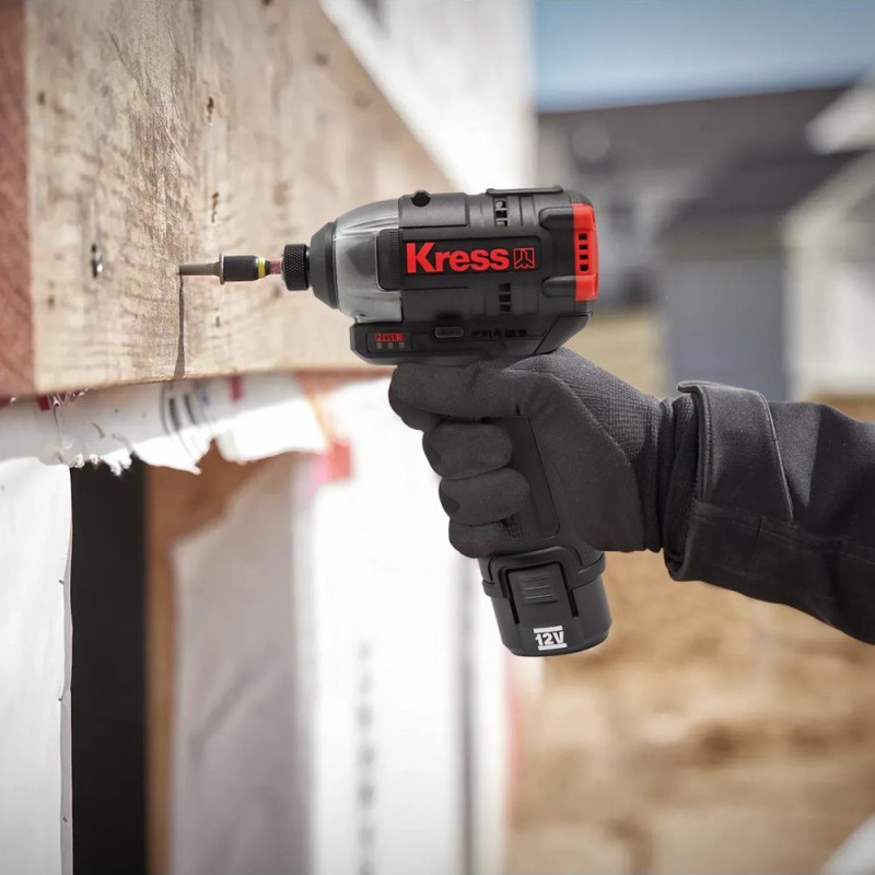 Kress KUB50.2 12Volt 2.0Ah Li-ion Çift Akülü 140Nm Kömürsüz Profesyonel Şarjlı Darbeli Tornavida Kress KUB50.2 12Volt 2.0Ah Li-ion Çift Akülü 140Nm Kömürsüz Profesyonel Şarjlı Darbeli Tornavida