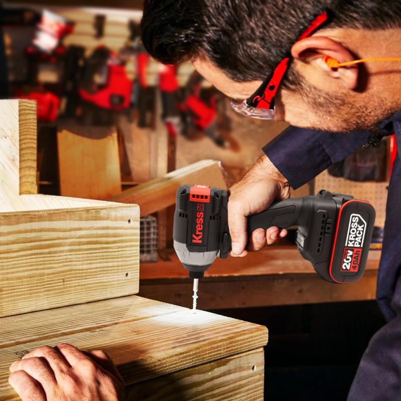 Kress KUB61.91 20Volt 230Nm Kömürsüz Profesyonel Şarjlı Otomatik Darbe Ayarlı Tornavida (Akü Dahil Değildir) Kress KUB61.91 20Volt 230Nm Kömürsüz Profesyonel Şarjlı Otomatik Darbe Ayarlı Tornavida (Akü Dahil Değildir)