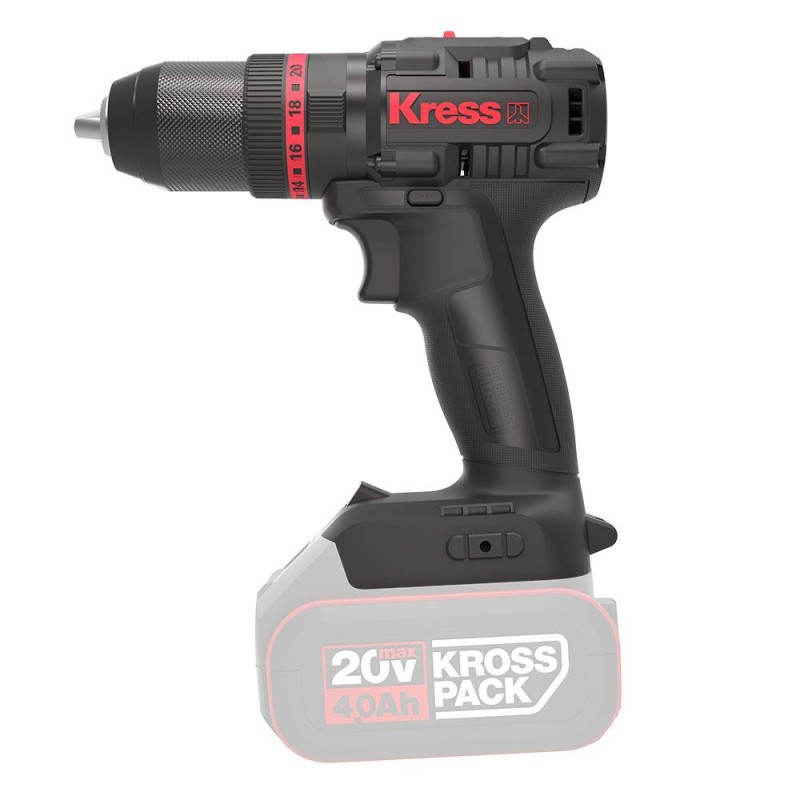 Kress KUC30.91 20Volt Kömürsüz Profesyonel Şarjlı Darbeli Matkap (Akü Dahil Değildir) Kress KUC30.91 20Volt Kömürsüz Profesyonel Şarjlı Darbeli Matkap (Akü Dahil Değildir)