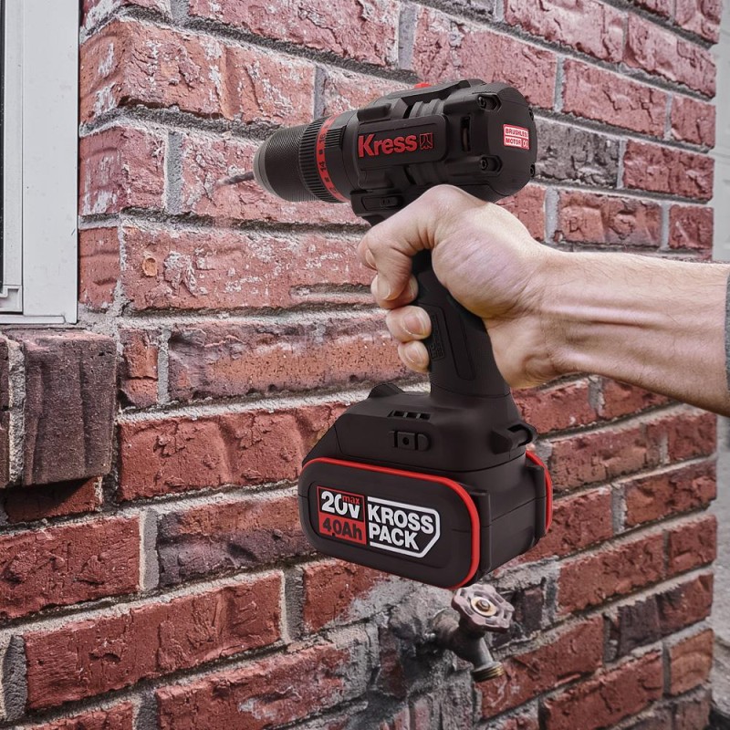 Kress KUC30.91 20Volt Kömürsüz Profesyonel Şarjlı Darbeli Matkap (Akü Dahil Değildir) Kress KUC30.91 20Volt Kömürsüz Profesyonel Şarjlı Darbeli Matkap (Akü Dahil Değildir)