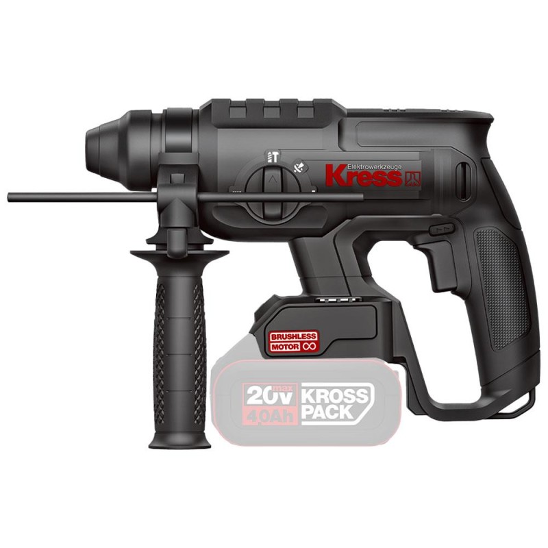 Kress KUC60.91 20Volt 2.0J Kömürsüz Profesyonel SDS-Plus Pnömatik Kırıcı/Delici (Akü Dahil Değildir) Kress KUC60.91 20Volt 2.0J Kömürsüz Profesyonel SDS-Plus Pnömatik Kırıcı/Delici (Akü Dahil Değildir)
