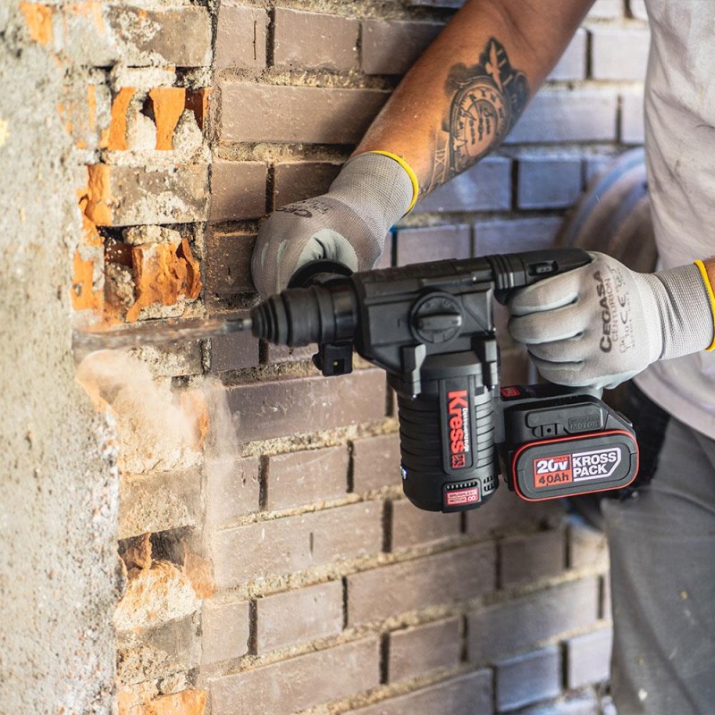 Kress KUC61.91 20Volt 2.2J Kömürsüz Profesyonel SDS-Plus Pnömatik Kırıcı/Delici (Akü Dahil Değildir) Kress KUC61.91 20Volt 2.2J Kömürsüz Profesyonel SDS-Plus Pnömatik Kırıcı/Delici (Akü Dahil Değildir)
