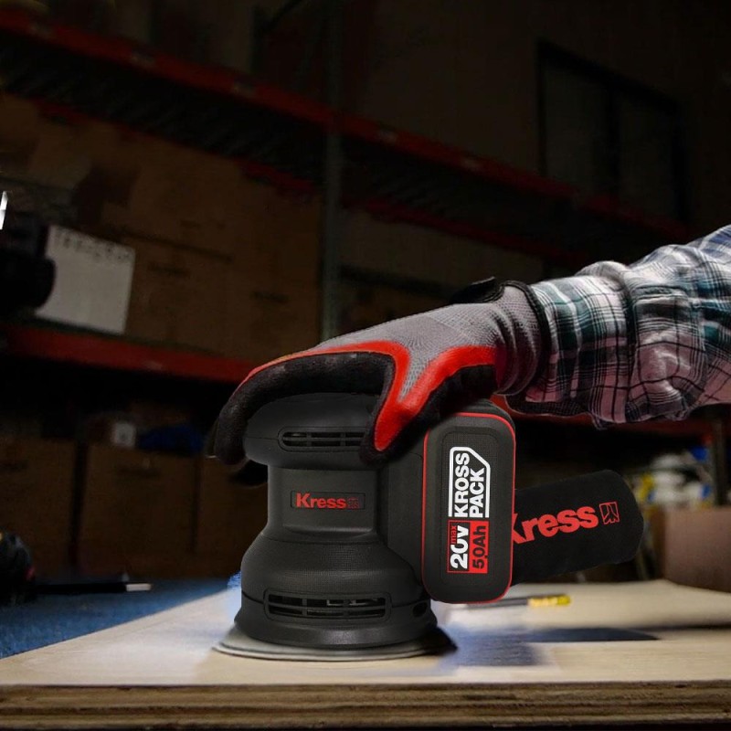 Kress KUD20.9 20Volt 125mm Kömürsüz Profesyonel Devir Ayarlı Eksantrik Zımpara (Akü Dahil Değildir) Kress KUD20.9 20Volt 125mm Kömürsüz Profesyonel Devir Ayarlı Eksantrik Zımpara (Akü Dahil Değildir)