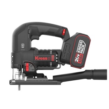 Kress KUE26 20Volt 4.0Ah Li-ion Çift Akülü Profesyonel Kömürsüz Devir Ayarlı Şarjlı Dekupaj Testere Kress KUE26 20Volt 4.0Ah Li-ion Çift Akülü Profesyonel Kömürsüz Devir Ayarlı Şarjlı Dekupaj Testere