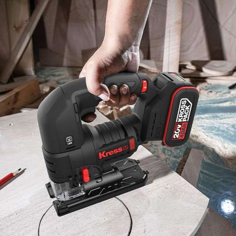 Kress KUE26.9 20Volt Profesyonel Kömürsüz Devir Ayarlı Şarjlı Dekupaj Testere (Akü Dahil Değildir) Kress KUE26.9 20Volt Profesyonel Kömürsüz Devir Ayarlı Şarjlı Dekupaj Testere (Akü Dahil Değildir)