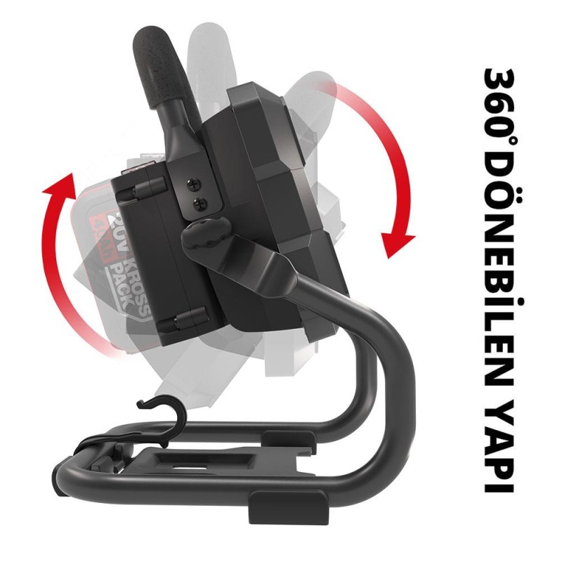 Kress KUF05.9 20Volt 750/1500 Lümen Profesyonel Led Projektör (Akü Dahil Değildir) Kress KUF05.9 20Volt 750/1500 Lümen Profesyonel Led Projektör (Akü Dahil Değildir)