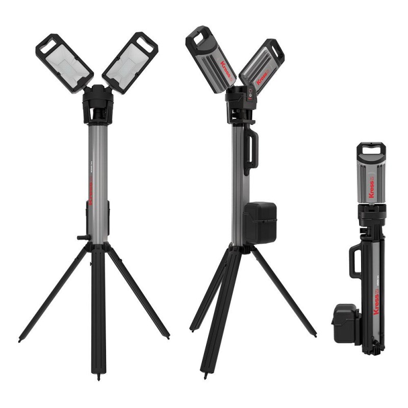 Kress KUF09.9 20Volt 2000/4500 Lümen Profesyonel Kule Tipi Teleskopik Katlanabilir LED Projektör (Akü Dahil Değildir) Kress KUF09.9 20Volt 2000/4500 Lümen Profesyonel Kule Tipi Teleskopik Katlanabilir LED Projektör (Akü Dahil Değildir)