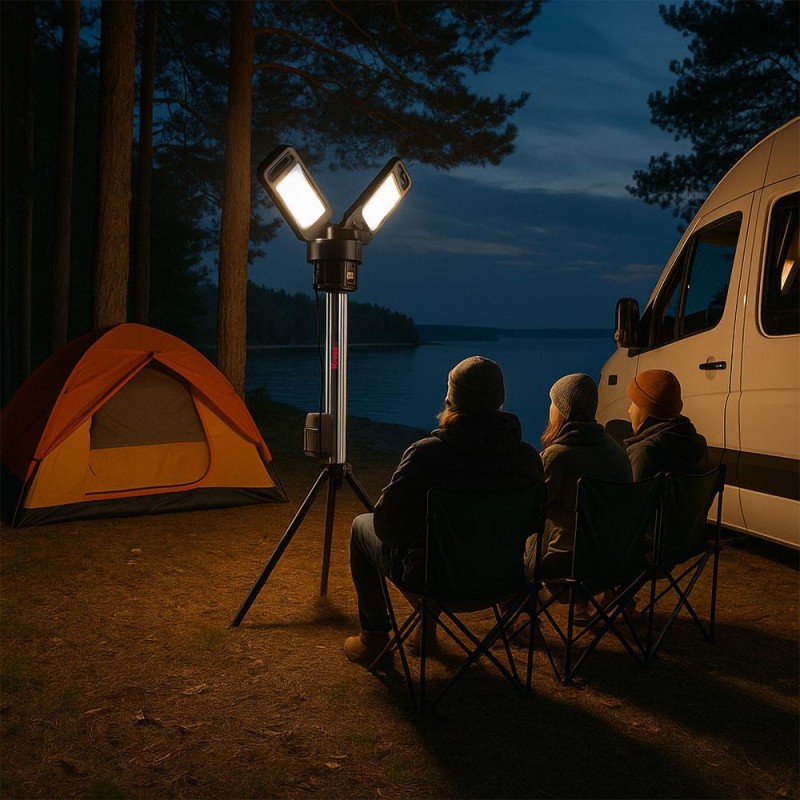 Kress KUF09.9 20Volt 2000/4500 Lümen Profesyonel Kule Tipi Teleskopik Katlanabilir LED Projektör (Akü Dahil Değildir) Kress KUF09.9 20Volt 2000/4500 Lümen Profesyonel Kule Tipi Teleskopik Katlanabilir LED Projektör (Akü Dahil Değildir)