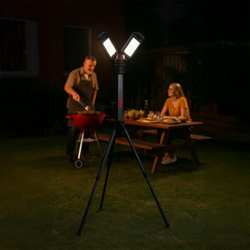 Kress KUF09.9 20Volt 2000/4500 Lümen Profesyonel Kule Tipi Teleskopik Katlanabilir LED Projektör (Akü Dahil Değildir) Kress KUF09.9 20Volt 2000/4500 Lümen Profesyonel Kule Tipi Teleskopik Katlanabilir LED Projektör (Akü Dahil Değildir)