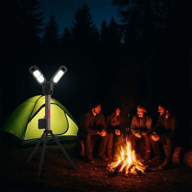 Kress KUF09.9 20Volt 2000/4500 Lümen Profesyonel Kule Tipi Teleskopik Katlanabilir LED Projektör (Akü Dahil Değildir) Kress KUF09.9 20Volt 2000/4500 Lümen Profesyonel Kule Tipi Teleskopik Katlanabilir LED Projektör (Akü Dahil Değildir)