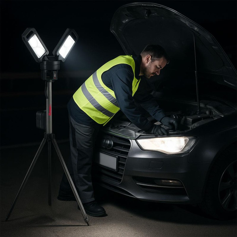 Kress KUF09.9 20Volt 2000/4500 Lümen Profesyonel Kule Tipi Teleskopik Katlanabilir LED Projektör (Akü Dahil Değildir) Kress KUF09.9 20Volt 2000/4500 Lümen Profesyonel Kule Tipi Teleskopik Katlanabilir LED Projektör (Akü Dahil Değildir)
