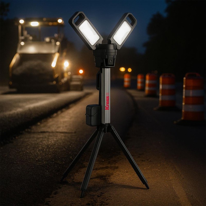 Kress KUF09.9 20Volt 2000/4500 Lümen Profesyonel Kule Tipi Teleskopik Katlanabilir LED Projektör (Akü Dahil Değildir) Kress KUF09.9 20Volt 2000/4500 Lümen Profesyonel Kule Tipi Teleskopik Katlanabilir LED Projektör (Akü Dahil Değildir)