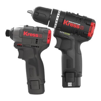 Kress KUG02 12Volt/2.0Ah. Li-ion Çift Akülü Kömürsüz Profesyonel Darbeli Matkap+Darbeli Tornavida Kombo Set Kress KUG02 12Volt/2.0Ah. Li-ion Çift Akülü Kömürsüz Profesyonel Darbeli Matkap+Darbeli Tornavida Kombo Set
