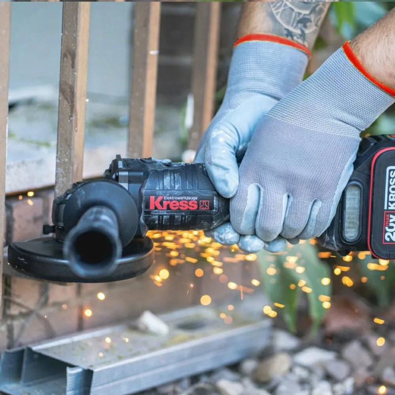 Kress KUH10.9 20Volt 125mm Kömürsüz Profesyonel Şarjlı Devir Ayarlı Avuç Taşlama (Akü Dahil Değildir) Kress KUH10.9 20Volt 125mm Kömürsüz Profesyonel Şarjlı Devir Ayarlı Avuç Taşlama (Akü Dahil Değildir)