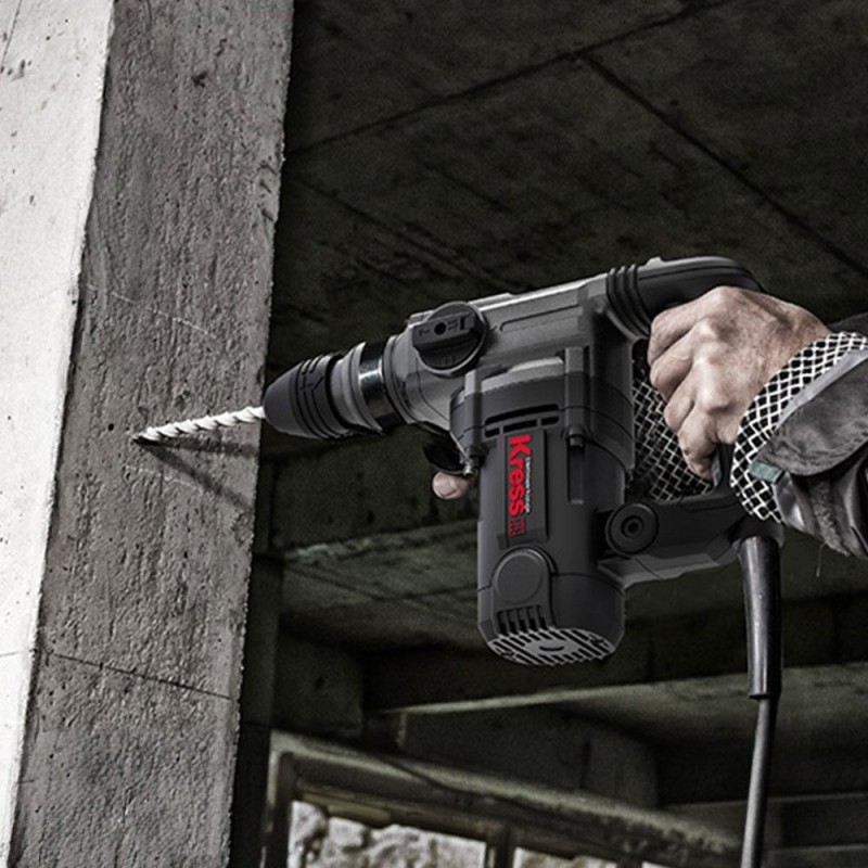 Kress KUX15P 1100Watt 5.0J 28MM Profesyonel SDS-Plus Kırıcı/Delici Kress KUX15P 1100Watt 5.0J 28MM Profesyonel SDS-Plus Kırıcı/Delici