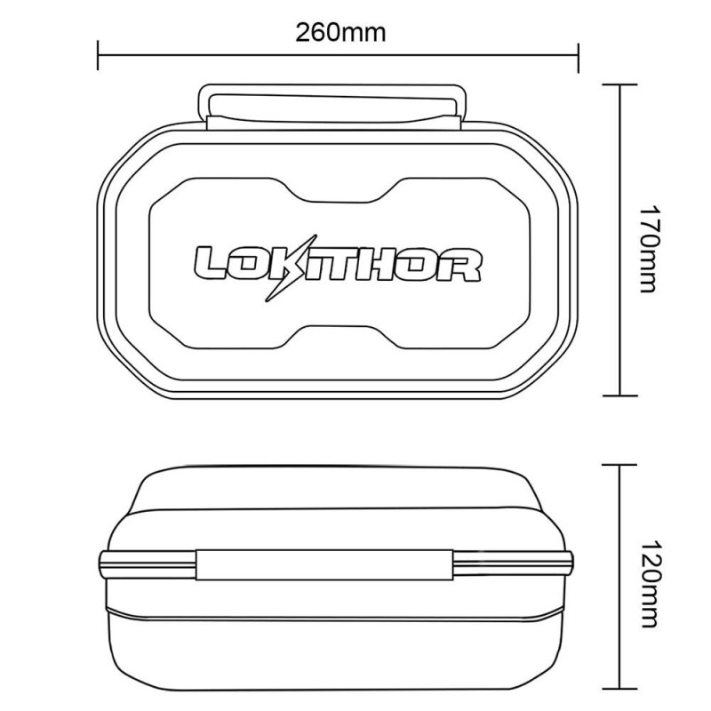 Lokithor CASE003 J Serisi Akü Takviye Cihazları İçin Taşıma Çantası Lokithor CASE003 J Serisi Akü Takviye Cihazları İçin Taşıma Çantası
