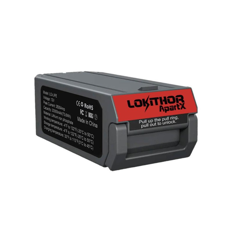 Lokithor LIFE 12.8Volt LiFePo4 2500A Takviye Gücü APARTX ile Uyumlu Yedek Akü Lokithor LIFE 12.8Volt LiFePo4 2500A Takviye Gücü APARTX ile Uyumlu Yedek Akü