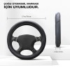 Michelin MC1003N Premium Suni Deri Direksiyon Kılıfı SİYAH Michelin MC1003N Premium Suni Deri Direksiyon Kılıfı SİYAH
