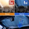 Michelin MC3000 130x70cm Universal Balonlu Premium Ön Cam Güneşliği Michelin MC3000 130x70cm Universal Balonlu Premium Ön Cam Güneşliği