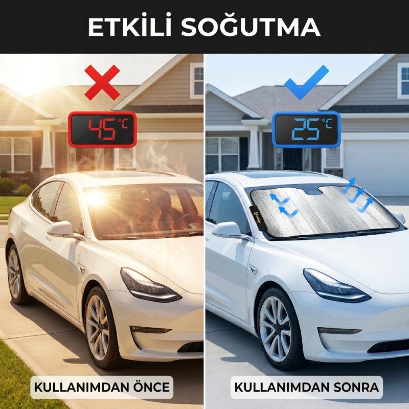 Michelin MC3000 130x70cm Universal Balonlu Premium Ön Cam Güneşliği Michelin MC3000 130x70cm Universal Balonlu Premium Ön Cam Güneşliği