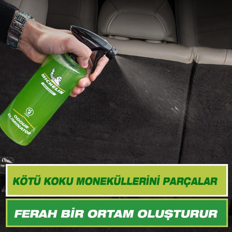 Michelin MC33566 500ml PRO Serisi Koltuk, Döşeme, Halı, Klima Havalandırma Koku Giderici Sprey Michelin MC33566 500ml PRO Serisi Koltuk, Döşeme, Halı, Klima Havalandırma Koku Giderici Sprey