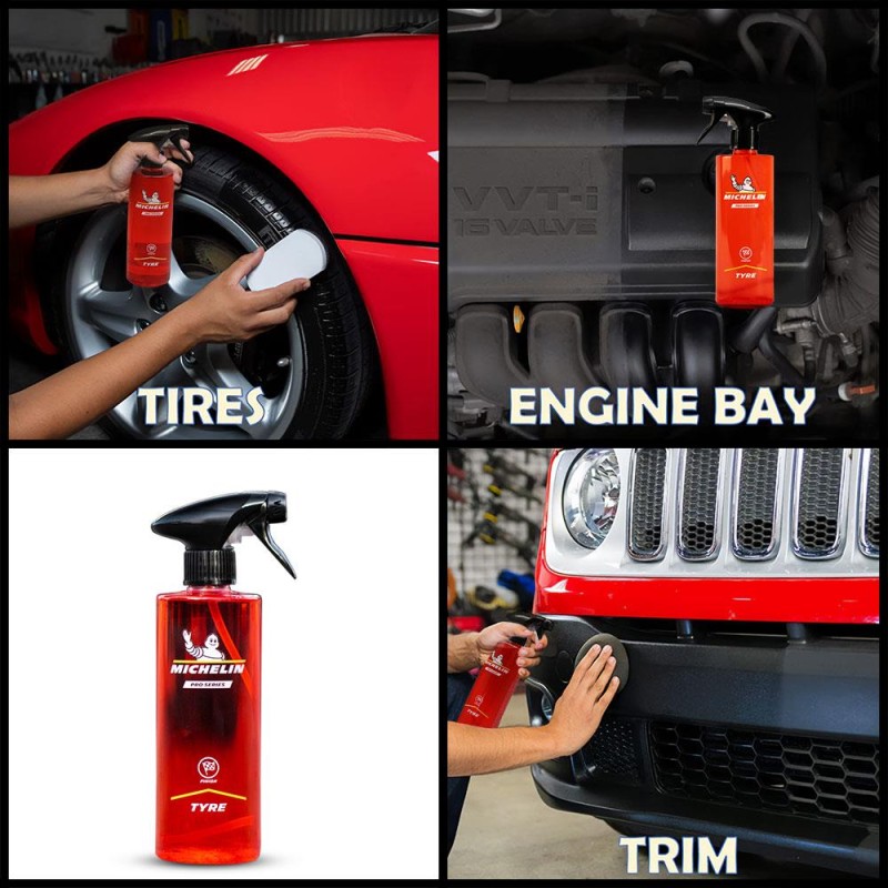 Michelin MC33573 500ml PRO Serisi Lastik ve Trim Parlatıcı, Koruyucu ve Yenileyici Sprey Michelin MC33573 500ml PRO Serisi Lastik ve Trim Parlatıcı, Koruyucu ve Yenileyici Sprey