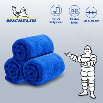 Michelin MC35033 40X30cm Süper Emici Mikrofiber Havlu, 3 Adet Michelin MC35033 40X30cm Süper Emici Mikrofiber Havlu, 3 Adet