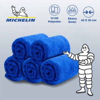 Michelin MC35035 40X30cm Süper Emici Mikrofiber Havlu, 5 Adet Michelin MC35035 40X30cm Süper Emici Mikrofiber Havlu, 5 Adet