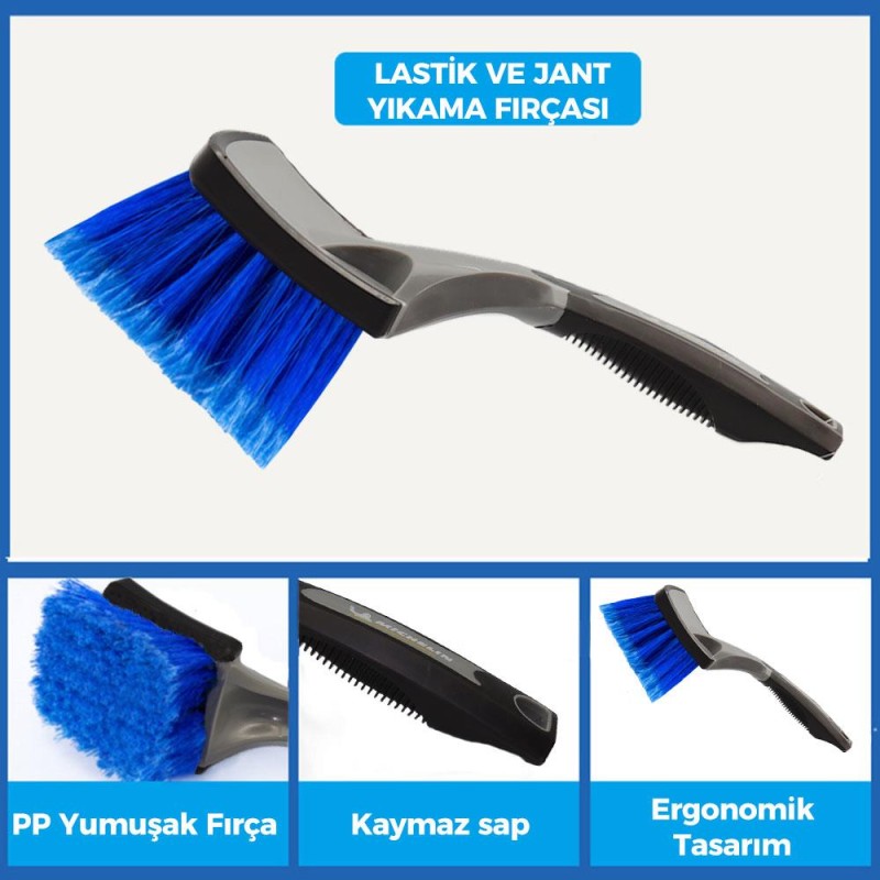 Michelin MC3509 Oto Lastik ve Jant Yıkama Fırçası Michelin MC3509 Oto Lastik ve Jant Yıkama Fırçası