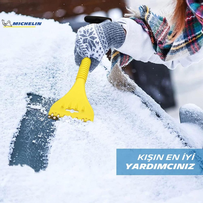 Michelin MC6986 3’ü Bir Arada Buz kazıyıcı, Kar Küreği, Silecek Temizleyici Michelin MC6986 3’ü Bir Arada Buz kazıyıcı, Kar Küreği, Silecek Temizleyici