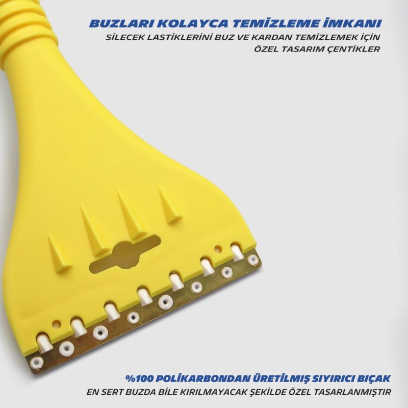Michelin MC6986 3’ü Bir Arada Buz kazıyıcı, Kar Küreği, Silecek Temizleyici Michelin MC6986 3’ü Bir Arada Buz kazıyıcı, Kar Küreği, Silecek Temizleyici