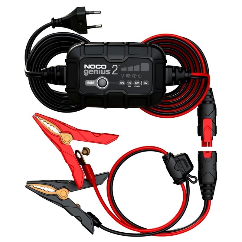 NOCO GENIUS2 6V/12V 40A Akıllı Akü Şarj ve Akü Bakım/Desülfatör NOCO GENIUS2 6V/12V 40A Akıllı Akü Şarj ve Akü Bakım/Desülfatör