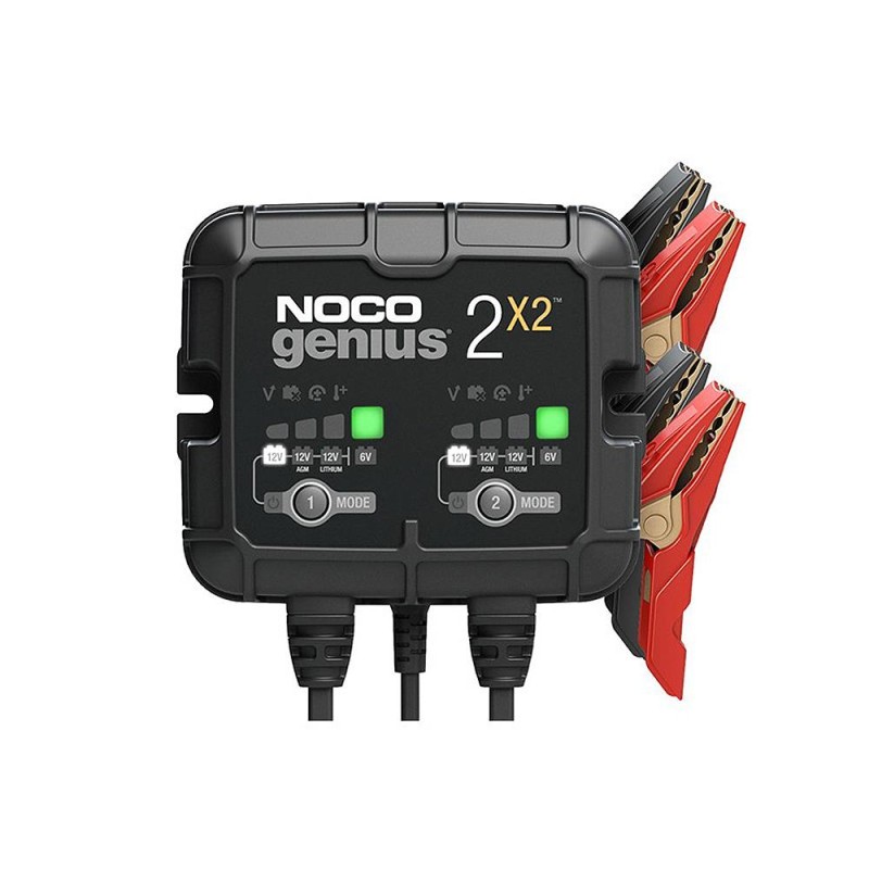 NOCO GENIUS2X2 6V/12V 40A Çoklu/2’Li Akıllı Akü Şarj ve Akü Bakım/Desülfatör NOCO GENIUS2X2 6V/12V 40A Çoklu/2’Li Akıllı Akü Şarj ve Akü Bakım/Desülfatör