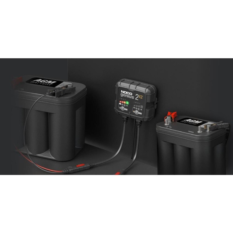 NOCO GENIUS2X2 6V/12V 40A Çoklu/2’Li Akıllı Akü Şarj ve Akü Bakım/Desülfatör NOCO GENIUS2X2 6V/12V 40A Çoklu/2’Li Akıllı Akü Şarj ve Akü Bakım/Desülfatör