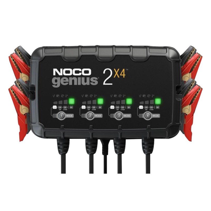 NOCO GENIUS2X4 6V/12V 40A Çoklu/4’Lü Akıllı Akü Şarj ve Akü Bakım/Desülfatör NOCO GENIUS2X4 6V/12V 40A Çoklu/4’Lü Akıllı Akü Şarj ve Akü Bakım/Desülfatör