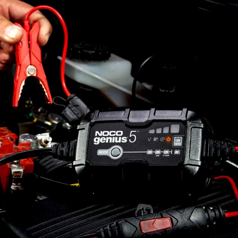 NOCO GENIUS5 6V/12V 120A Akıllı Akü Şarj ve Akü Bakım/Desülfatör NOCO GENIUS5 6V/12V 120A Akıllı Akü Şarj ve Akü Bakım/Desülfatör