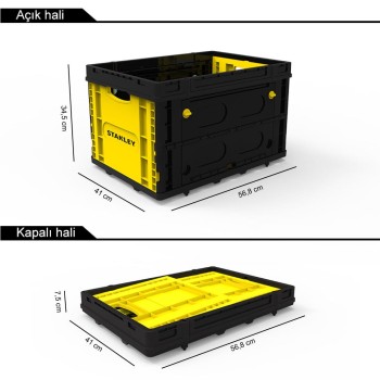 STANLEY FB533 25Kg Katlanır Çok Amaçlı Taşıma Sepeti STANLEY FB533 25Kg Katlanır Çok Amaçlı Taşıma Sepeti