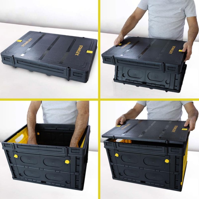 STANLEY FB533L 25Kg Katlanır Kapaklı Çok Amaçlı Taşıma Sepeti STANLEY FB533L 25Kg Katlanır Kapaklı Çok Amaçlı Taşıma Sepeti