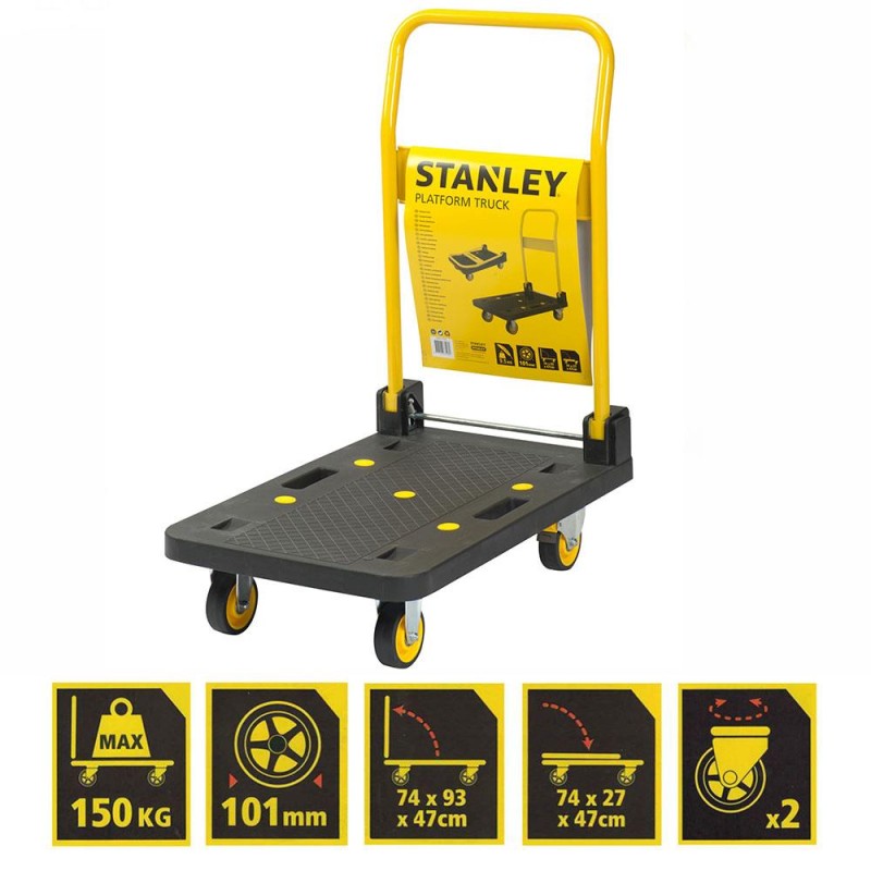 Stanley PC508 150Kg Profesyonel Paket Taşıma Arabası Stanley PC508 150Kg Profesyonel Paket Taşıma Arabası