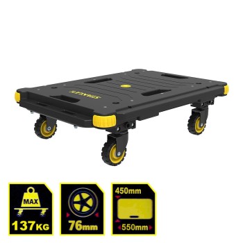 STANLEY PC531 137kg 55x45cm Dört Tekerli Yük ve Paket Taşıma Arabası STANLEY PC531 137kg 55x45cm Dört Tekerli Yük ve Paket Taşıma Arabası