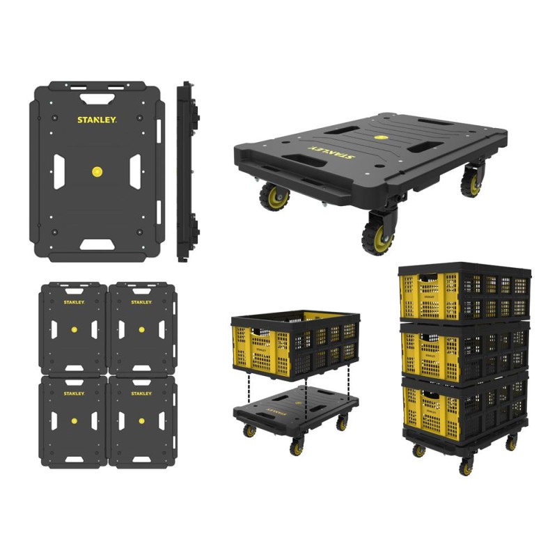 STANLEY PC531 137kg 55x45cm Dört Tekerli Yük ve Paket Taşıma Arabası STANLEY PC531 137kg 55x45cm Dört Tekerli Yük ve Paket Taşıma Arabası