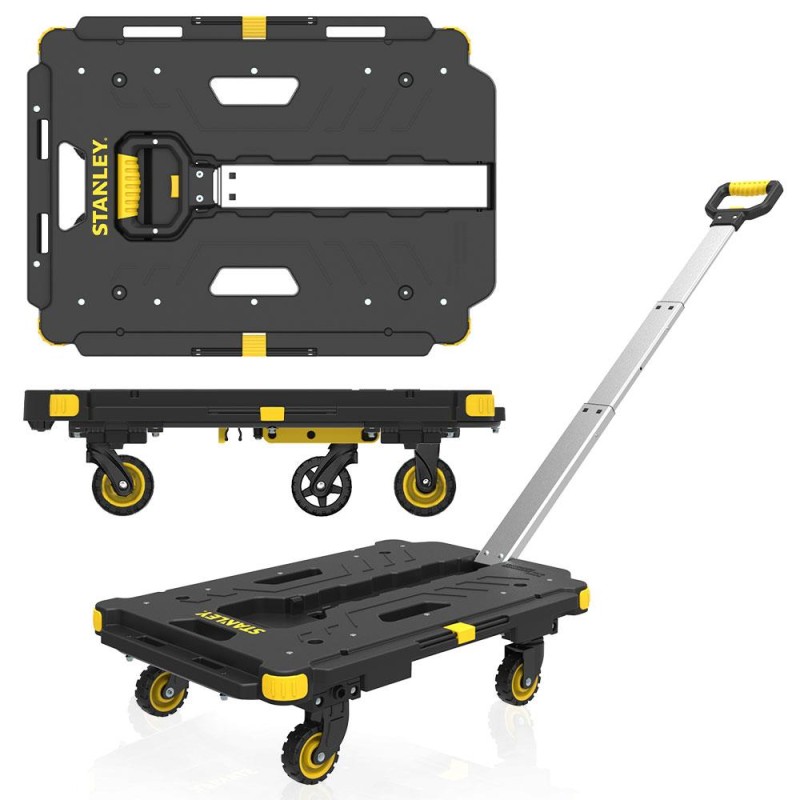 STANLEY PC532 137kg 62x45cm Dört Tekerli Çekme Kollu Yük ve Paket Taşıma Arabası STANLEY PC532 137kg 62x45cm Dört Tekerli Çekme Kollu Yük ve Paket Taşıma Arabası