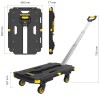 STANLEY PC532 137kg 62x45cm Dört Tekerli Çekme Kollu Yük ve Paket Taşıma Arabası STANLEY PC532 137kg 62x45cm Dört Tekerli Çekme Kollu Yük ve Paket Taşıma Arabası