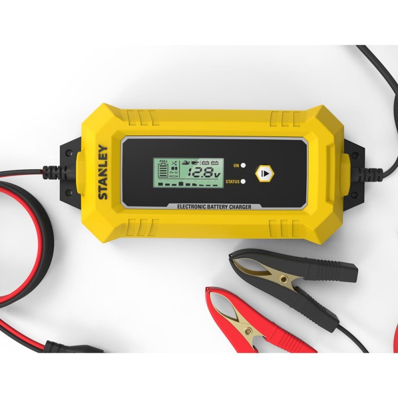STANLEY SXA26 12V 250A Dijital Akü Şarj ve Akü Bakım Cihazı STANLEY SXA26 12V 250A Dijital Akü Şarj ve Akü Bakım Cihazı