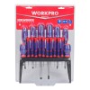 WORKPRO WP200506 18 Parça Duvar Askı Aparatlı Profesyonel CR-V Manyetik Tornavida Seti WORKPRO WP200506 18 Parça Duvar Askı Aparatlı Profesyonel CR-V Manyetik Tornavida Seti