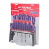 WORKPRO WP200506 18 Parça Duvar Askı Aparatlı Profesyonel CR-V Manyetik Tornavida Seti WORKPRO WP200506 18 Parça Duvar Askı Aparatlı Profesyonel CR-V Manyetik Tornavida Seti