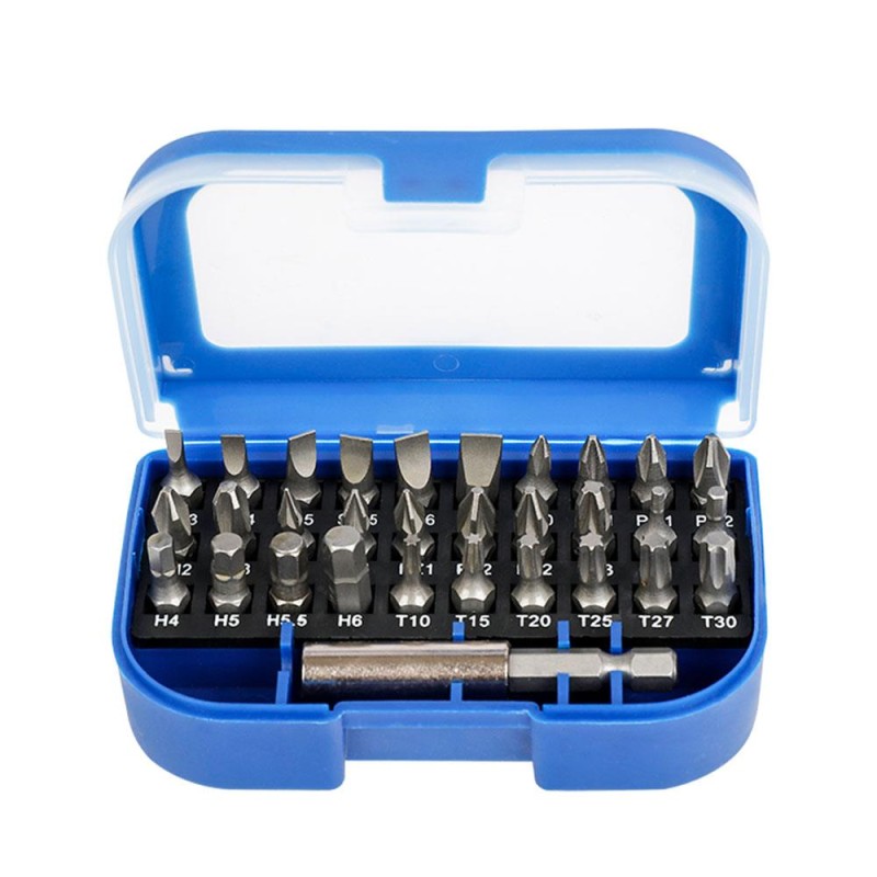 WORKPRO WP200513 31 Parça CR-V Vidalama Bits Uç Seti WORKPRO WP200513 31 Parça CR-V Vidalama Bits Uç Seti